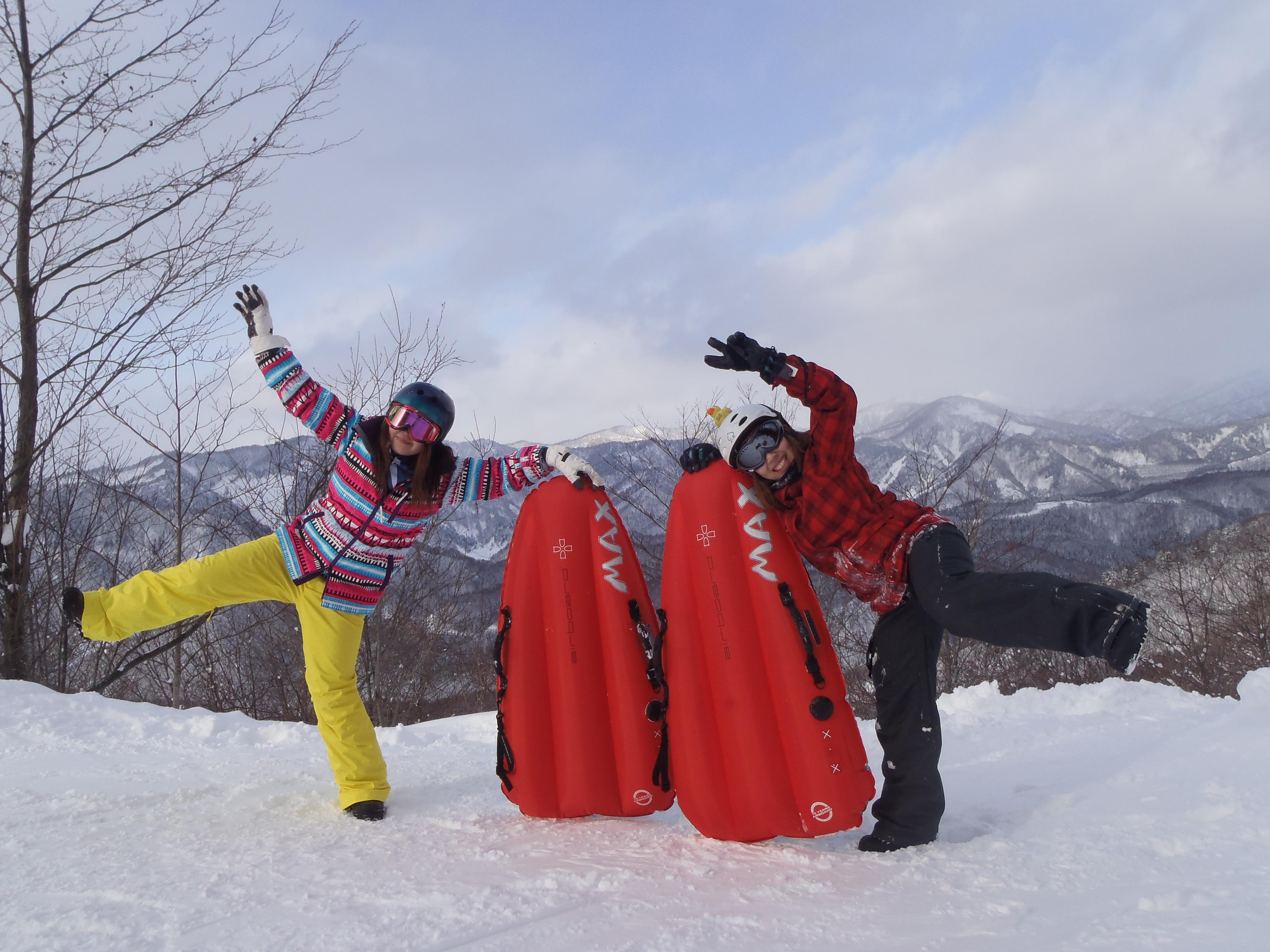 エアボードは新しい雪のスポーツ