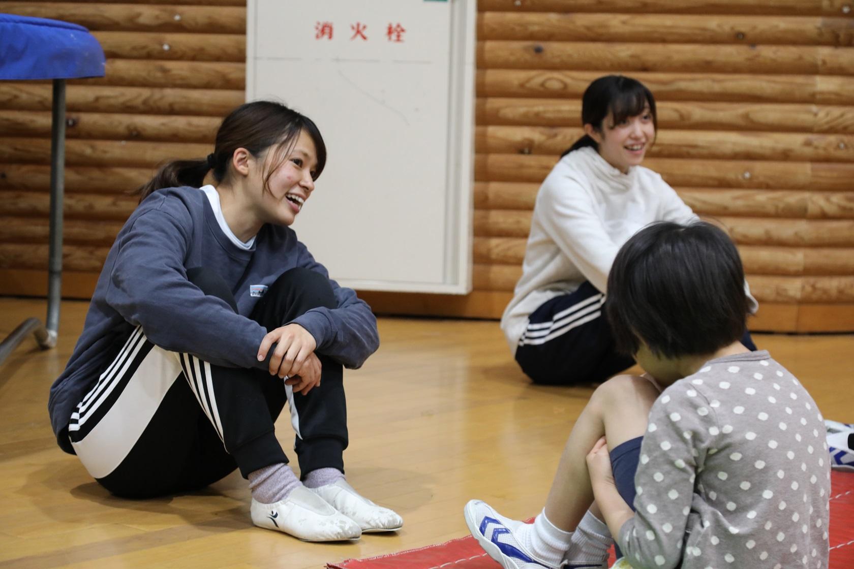 子どもたちとのコミュニケーションを大切にしています